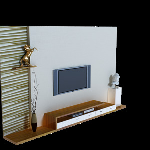 3d 电视墙 模型 dvd max9 电视 电视柜 客厅 卧室 现代 装饰品 有贴图 家具组合 方 3d模型素材 家具模型