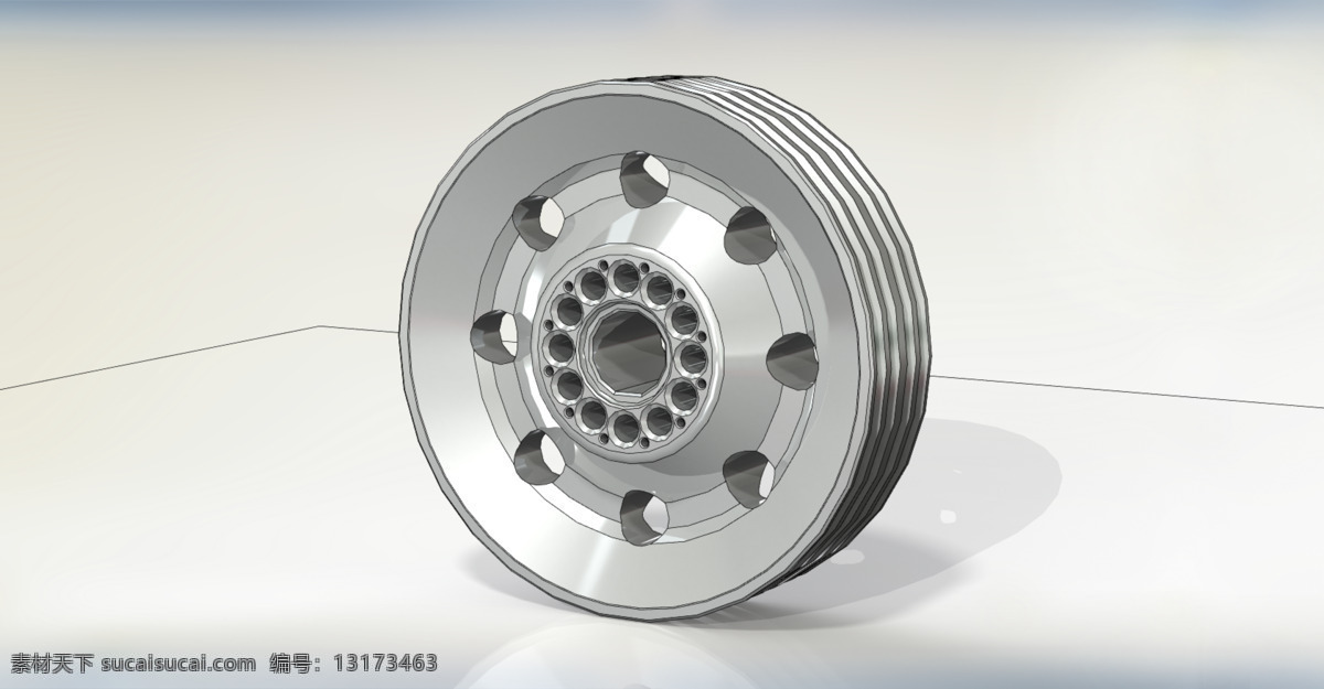 皮带轮 轮 皮带 渲染 减速机 solidworks 变速箱 photoview 3d模型素材 其他3d模型