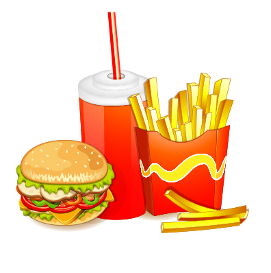 创造性 快餐 产品 背景 矢量 创意 快速 食品原料 矢量图 其他矢量图
