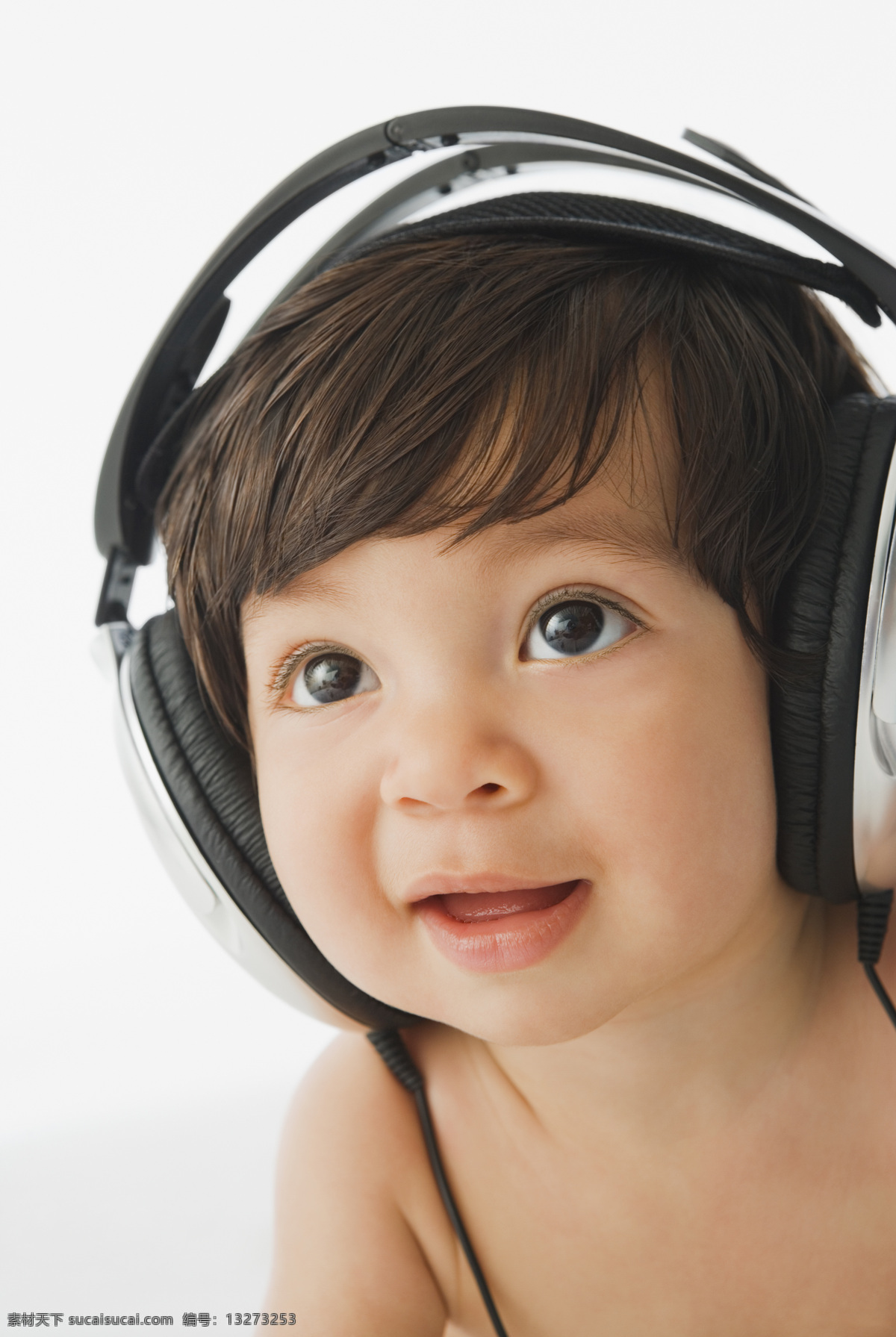 戴 耳机 宝宝 外国儿童 婴幼儿 可爱 小宝宝 婴儿 beby 健康宝宝 戴耳机 听音乐 幼教 宝宝图片 人物图片
