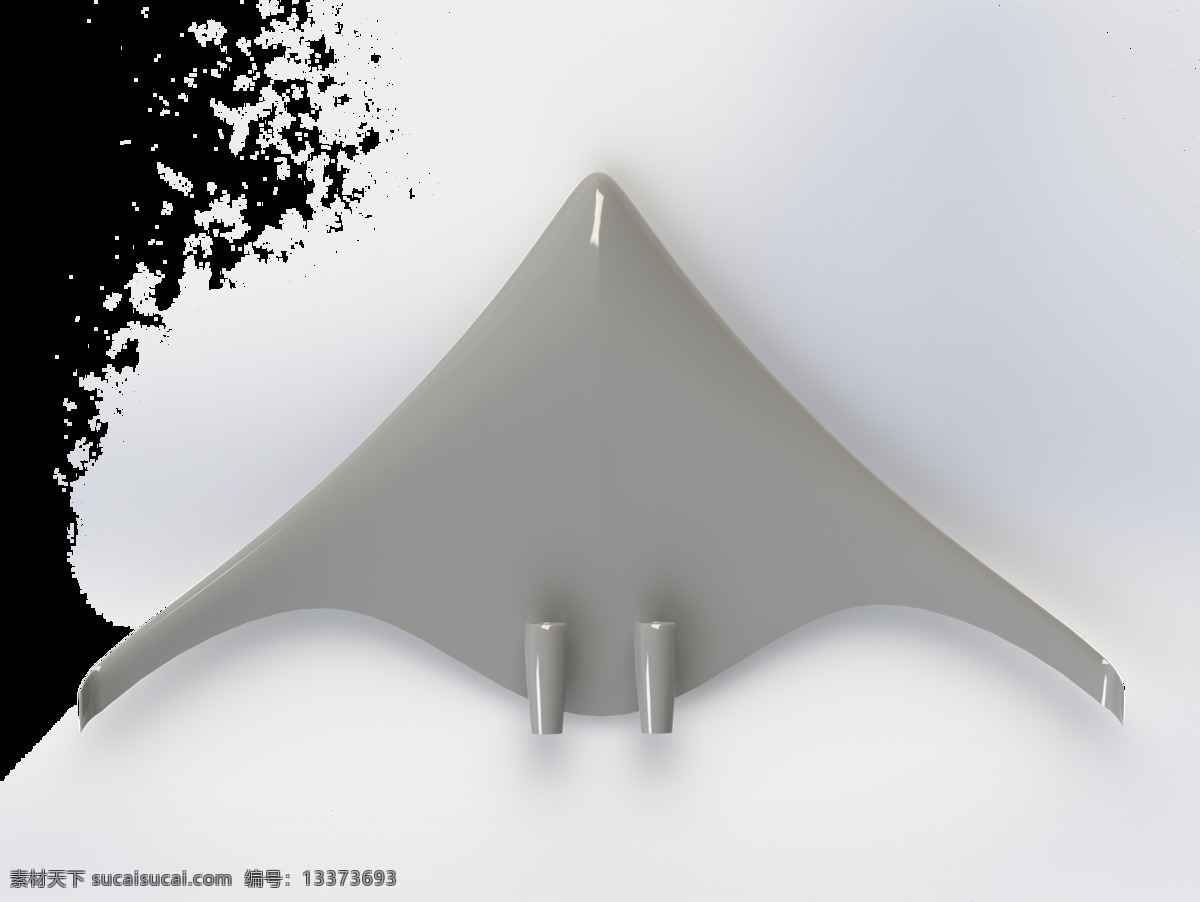 私人 飞机 飞行 翼 空气 3d模型素材 建筑模型
