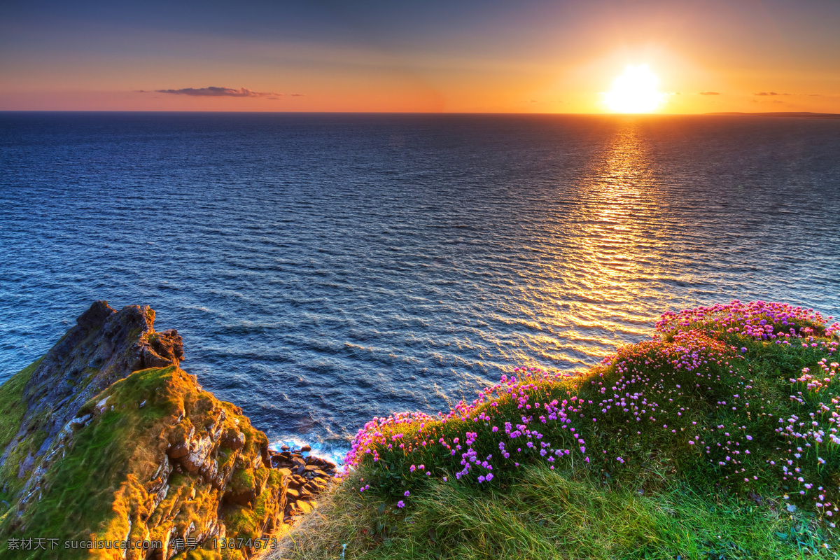 海边日落 海边 日落 黄昏 夕阳 自然风光 风景 大海 自然 景色 高清 自然风景 自然景观