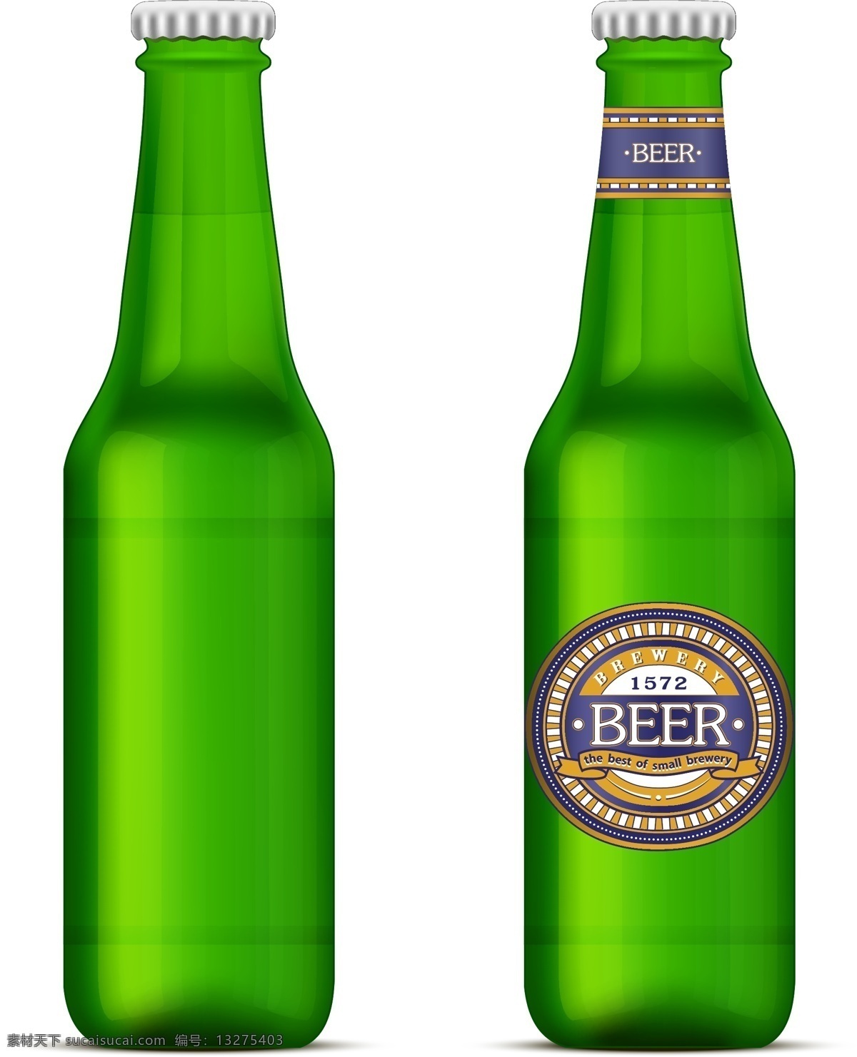 绿色 啤酒 包装设计 矢量 绿色啤酒瓶 啤酒包装设计 白模设计 啤酒瓶模型 标签设计