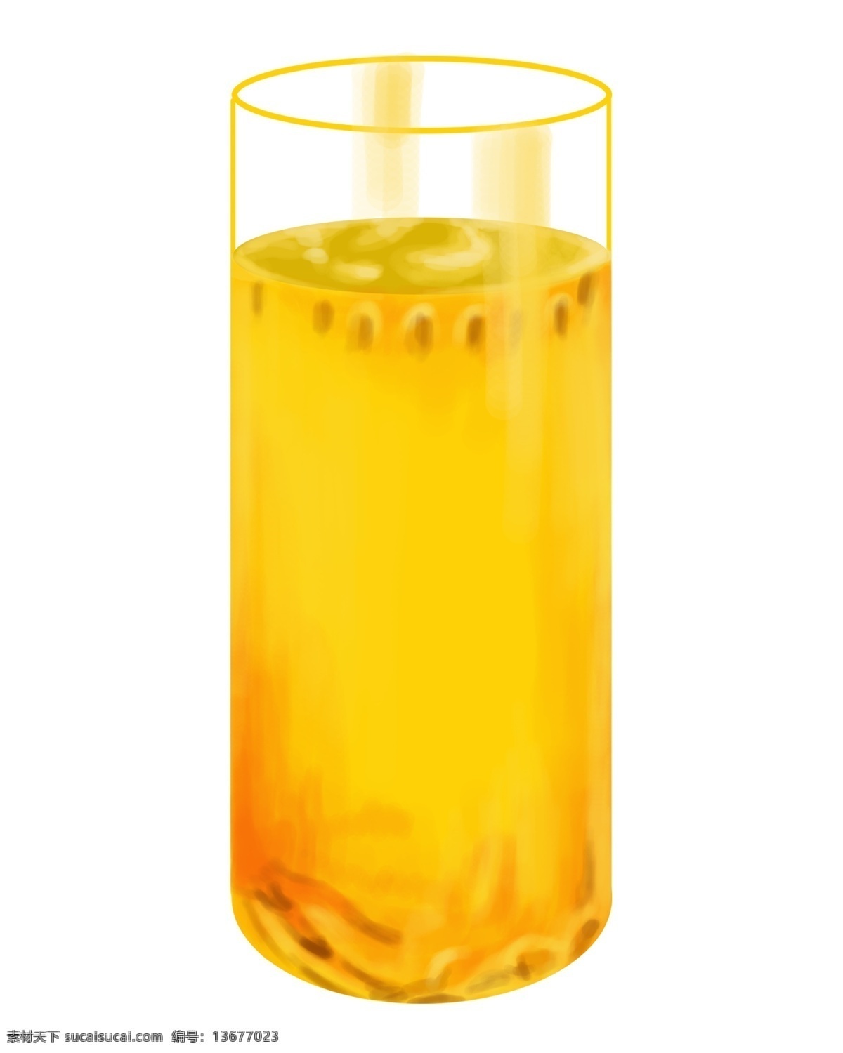 美味黄色橙汁 果汁 饮品 饮料