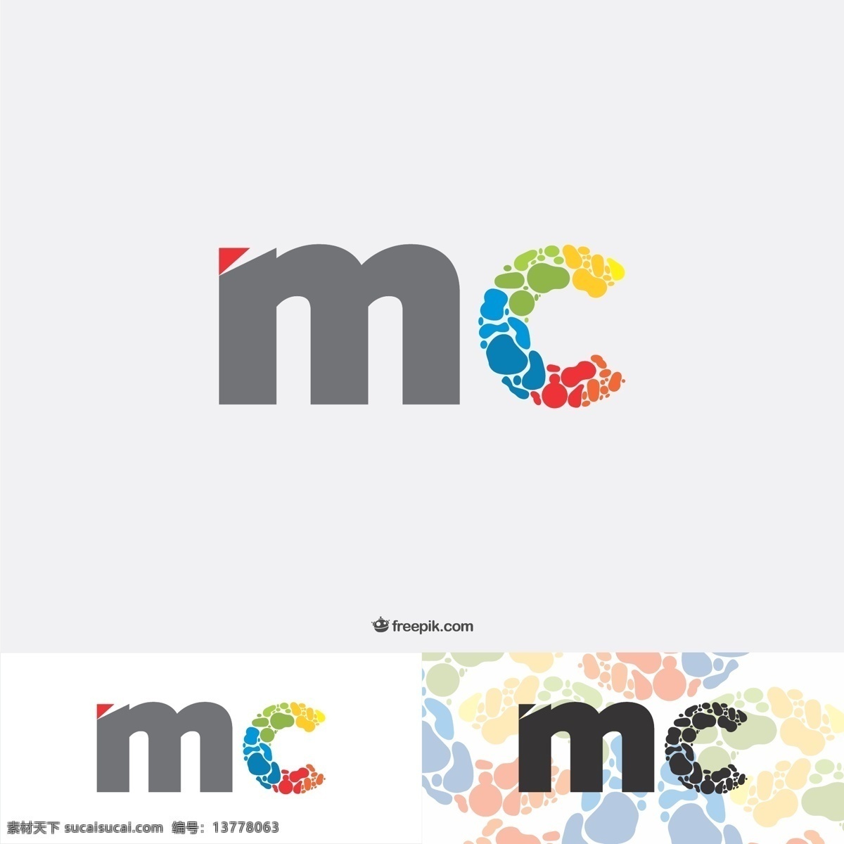 丰富多彩 mc 标志 标识 业务摘要 模板 社会营销 图形 优雅 企业 公司 品牌 丰富多彩的 抽象的图案 形状 现代企业形象 身份 白色