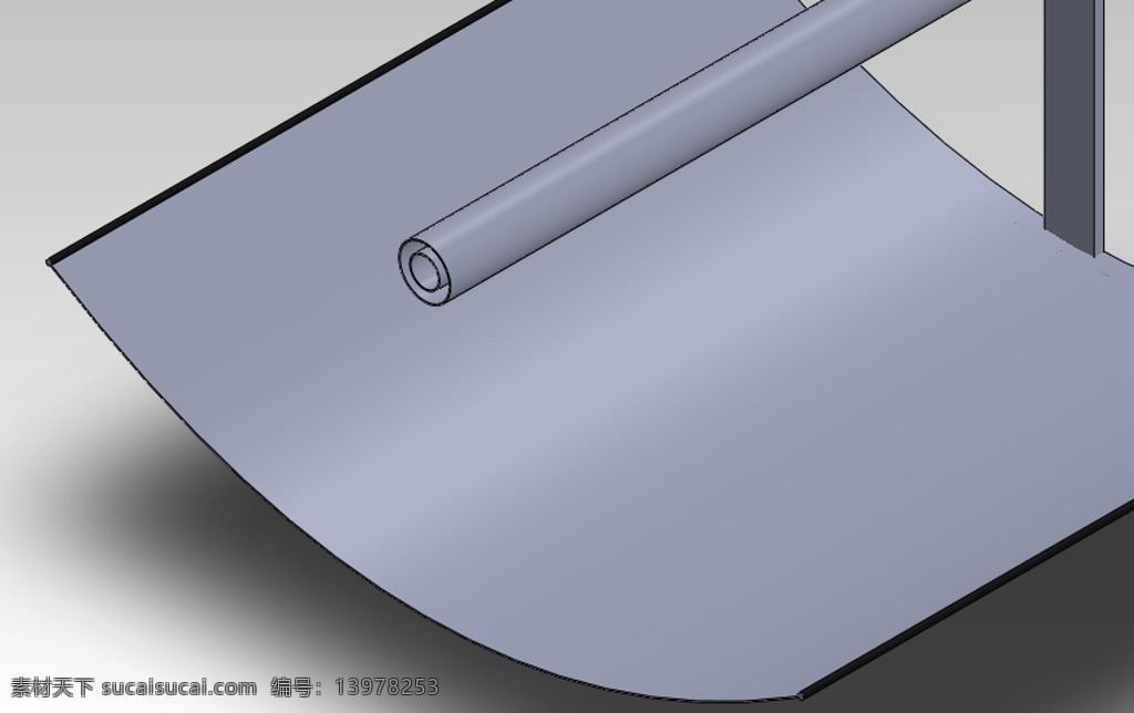 抛物 线型 太阳能 集热器 3d模型素材 其他3d模型