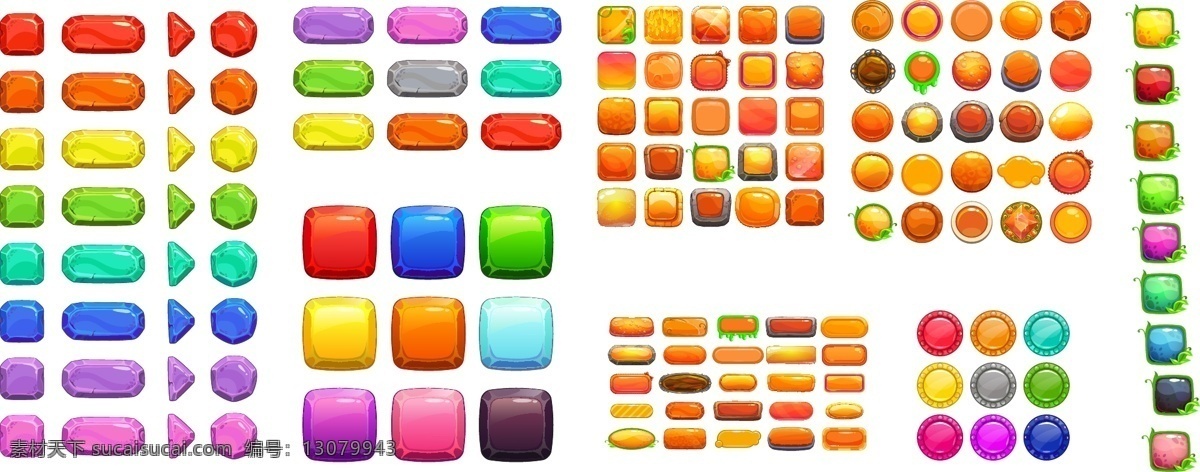 按钮 按键 彩标 标志 底色 文化艺术 绘画书法