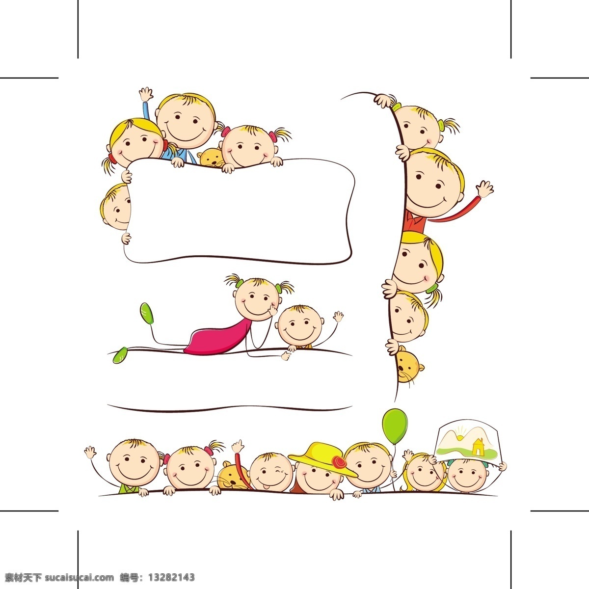 背景 插图 底纹 儿童 儿童幼儿 儿童主题 高兴 广告牌 孩子 空白 卡通 可爱 小学生 幼儿 手绘 后 矢量 模板下载 快乐 幸福 矢量人物 矢量图 其他矢量图
