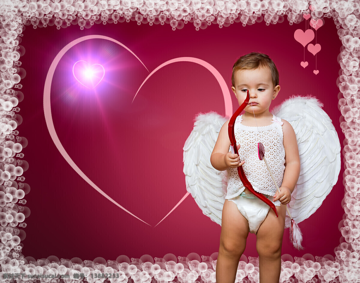 可爱小天使 小天使 天使宝宝 宝宝 可爱宝宝 漂亮宝宝 心形