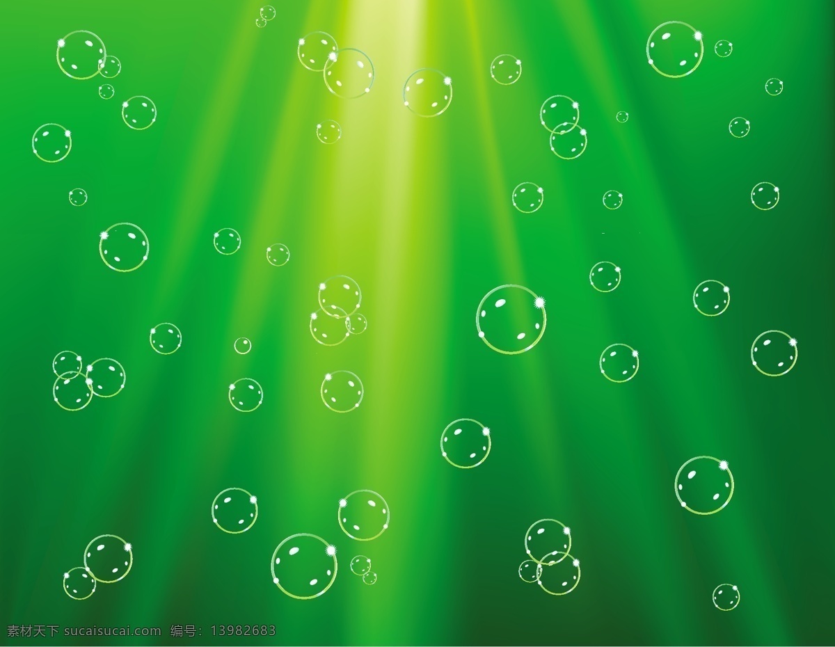 绿色 动感 光线 泡泡 背景 线条 光芒 时尚 梦幻 底纹 矢量 底纹背景 底纹边框