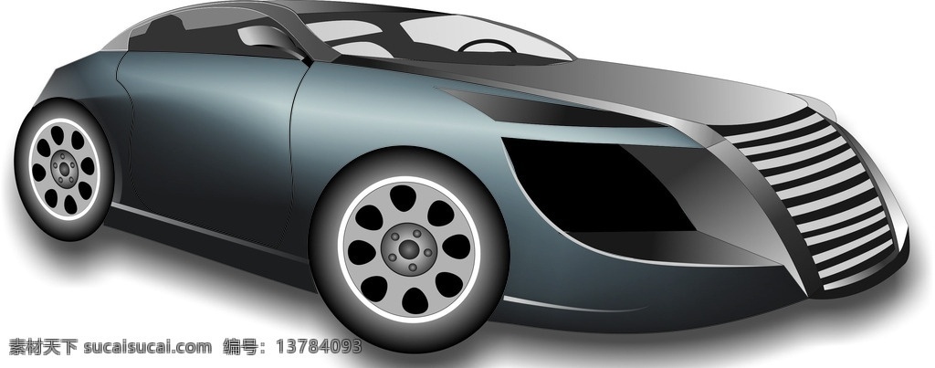 汽车 跑车 黑色汽车 奔驰 宝马 奥迪 黑色跑车 汽车设计 车型设计 矢量图 现代科技 交通工具