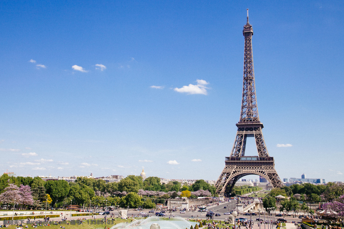 巴黎埃菲尔铁塔 巴黎 铁塔 巴黎铁塔 埃菲尔铁塔 建筑 旅游 旅行 欧洲 埃菲尔 法国风景 景观 背景 蓝天 壁纸 自然景观 风景名胜