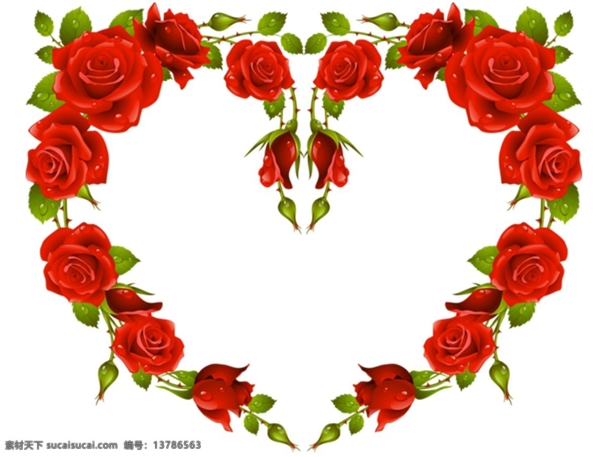 心形玫瑰花边 心形 玫瑰 花边 玫瑰花 红玫瑰 红色 花框 七夕 情人 情人节 520 爱情 情侣 浪漫 鲜花