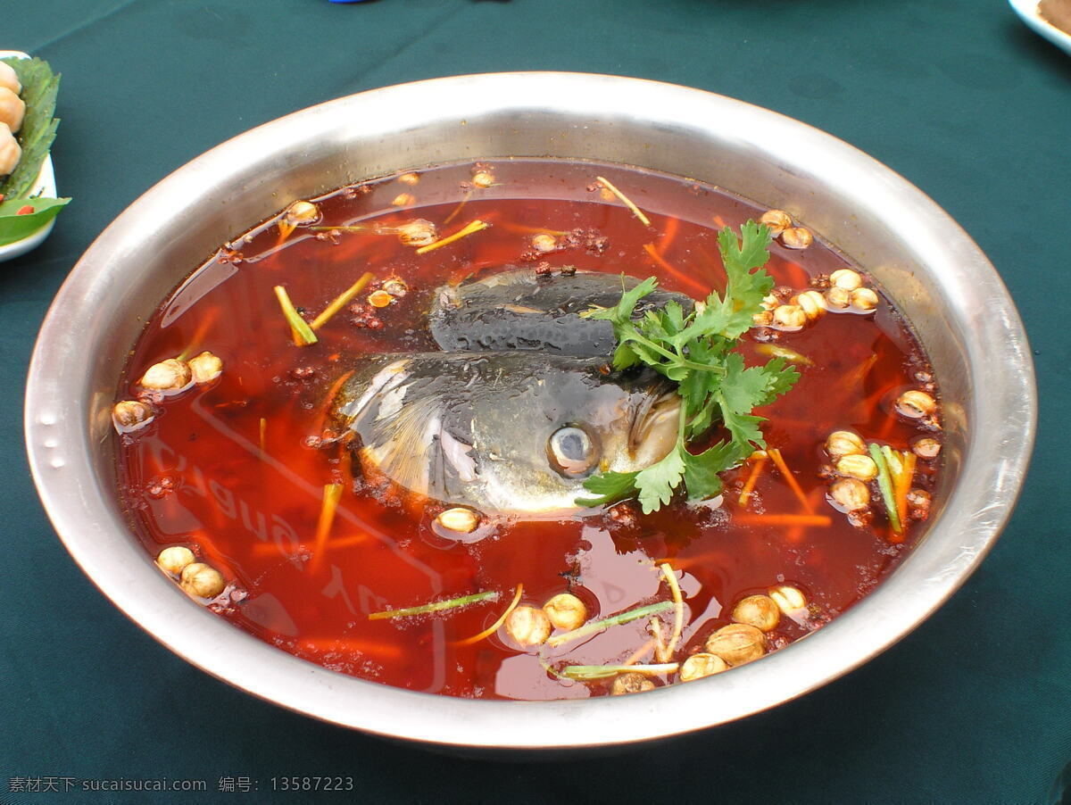 中华美食 鱼头 火锅 鱼头火锅 餐饮美食 传统美食
