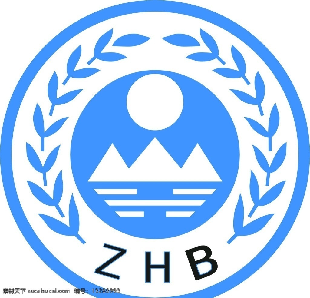 环保局标志 环保局 标志 zhb 图案 圆 公共标识标志 标识标志图标 矢量