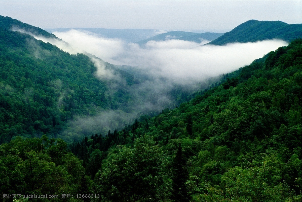鹤岗 小三峡 风景 远山 雾绕 山水 青山绿水 山水风景 自然景观