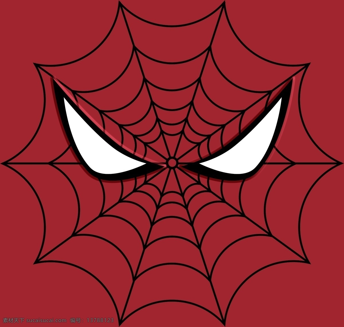 蜘蛛侠 蜘蛛网 背景 墙 背景墙素材 卡通 儿童房 分层