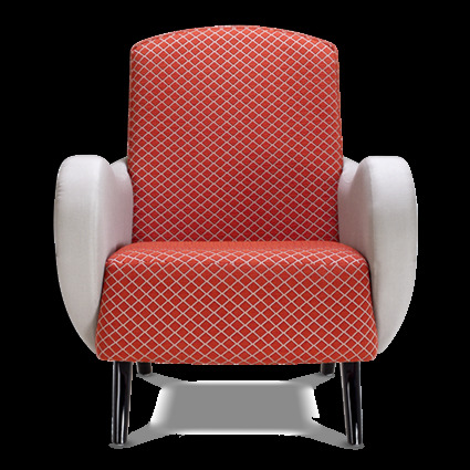 橙色 单人 沙发 实物 元素 舒适 家居沙发 客厅沙发