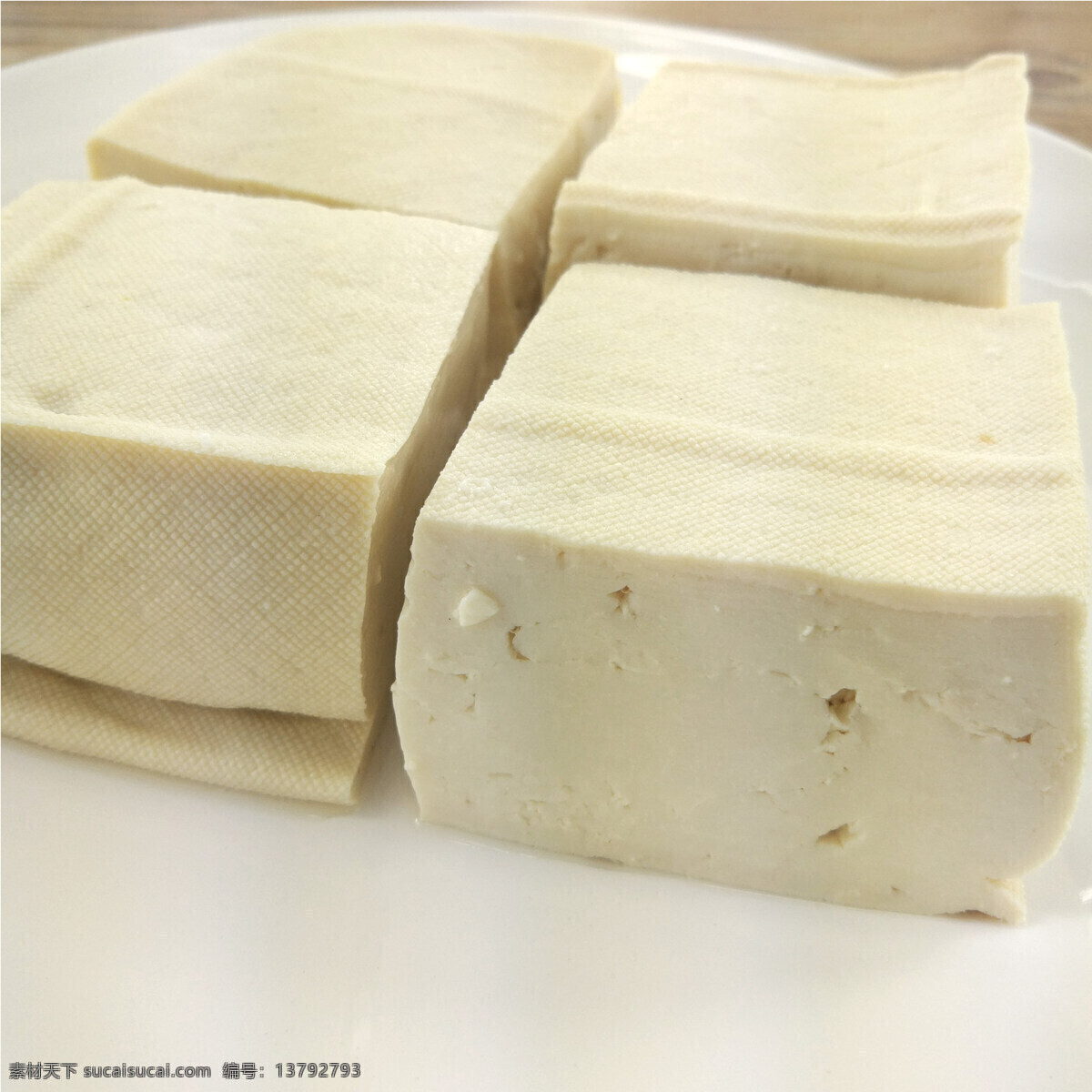 白豆腐 水豆腐 豆腐 盐水豆腐 老豆腐 餐饮美食 食物原料