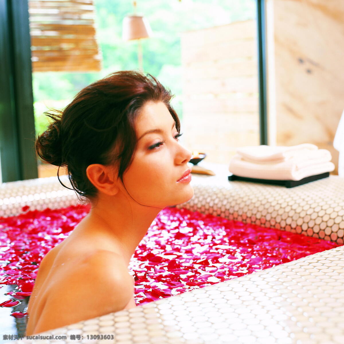 泡澡 女人 美容 舒压 spa 养生 女性 美容素材 美女图片 人物图片