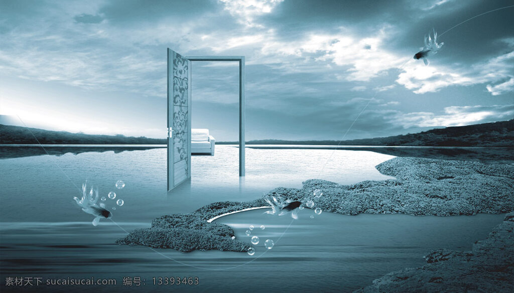 唯美 意境 门 山水图片 文艺 水