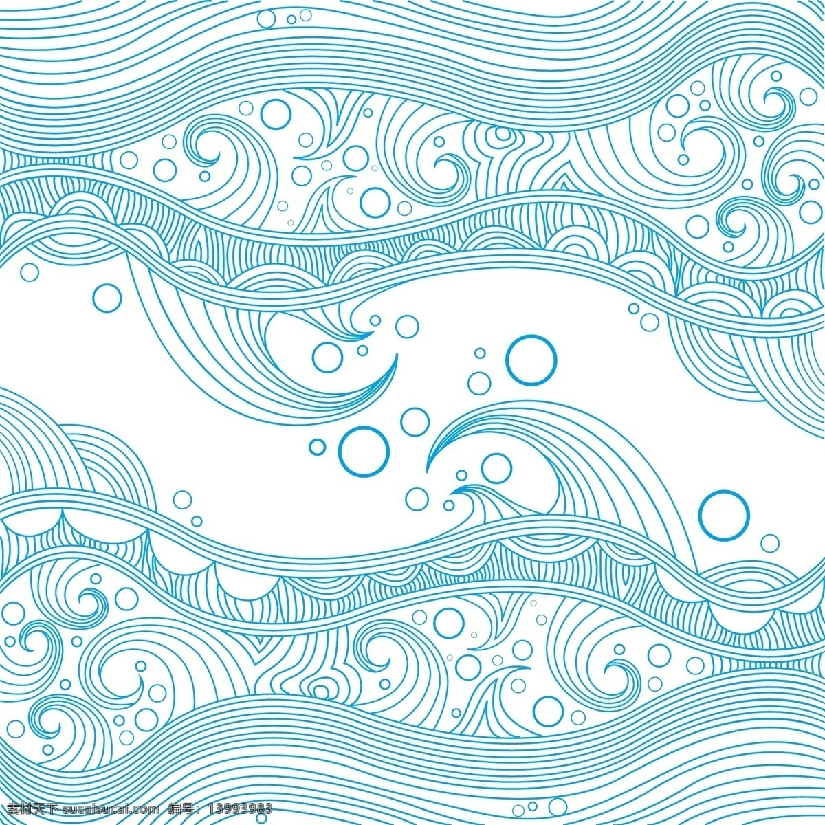蓝色 浪 纹 底纹 矢量 边框底纹素材 波浪底纹素材 波浪 海浪矢量素材 海浪