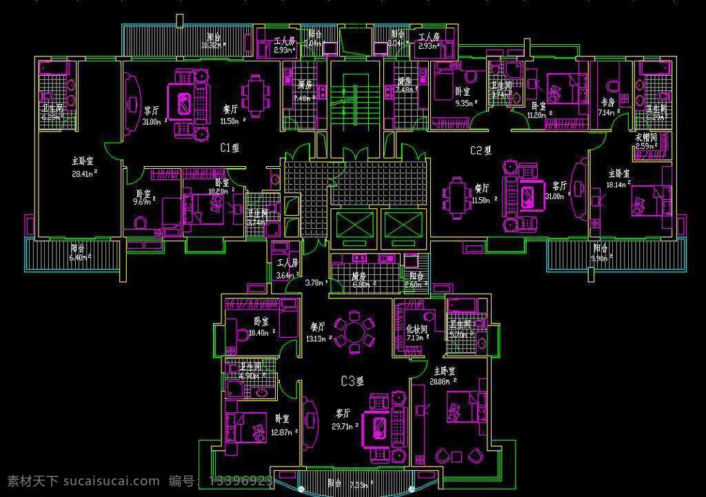 cad 公寓 户型 花园 环境设计 建筑设计 楼层 平面图 施工图 室内设计 标准层平面图 dwg 图纸 装修 装饰 住宅楼 宿舍楼 小区 样板房 标准层 标准间 深圳 蔚蓝 海岸 图 源文件 cad素材 室内图纸