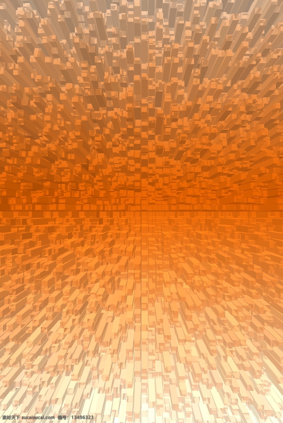 珊瑚 橙 抽象 立体 3d 柱体 背景 几何 珊瑚橙 电商 3d柱体 科技 渐变 质感