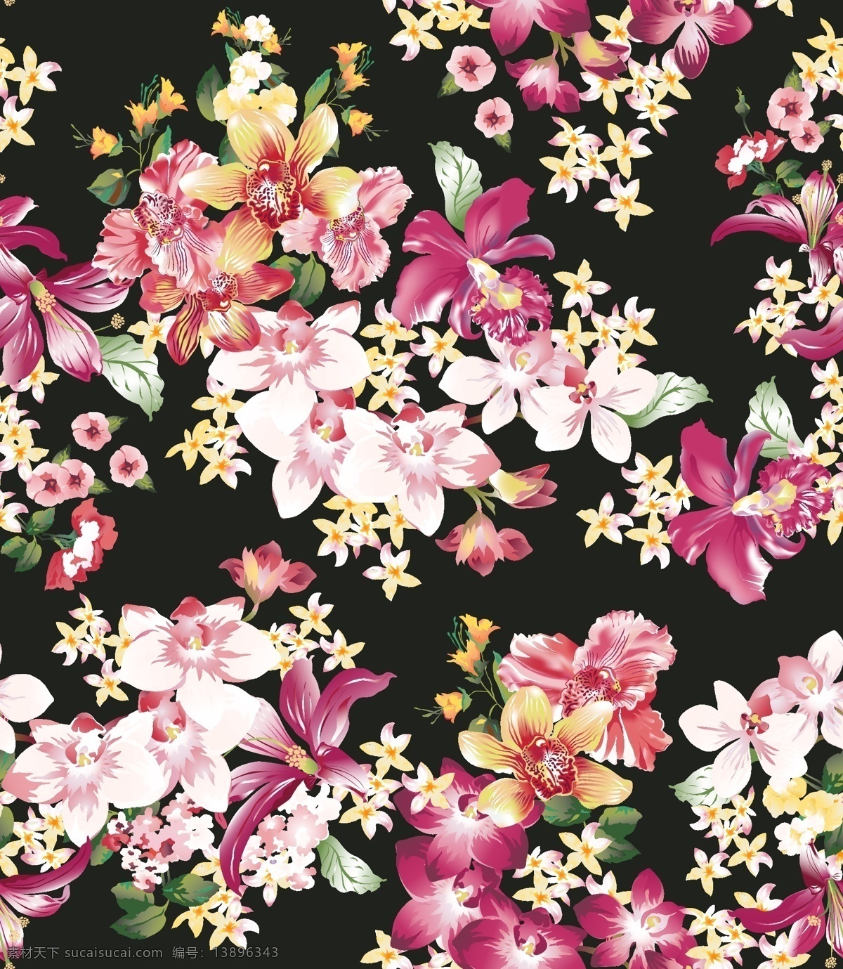 矢量花朵 卡通花朵 手绘花朵 水彩花朵 花朵插画 花朵图案 花朵背景 红色花朵 粉色花朵 黄色花朵 绚丽花朵 花瓣 花 生物世界 花草