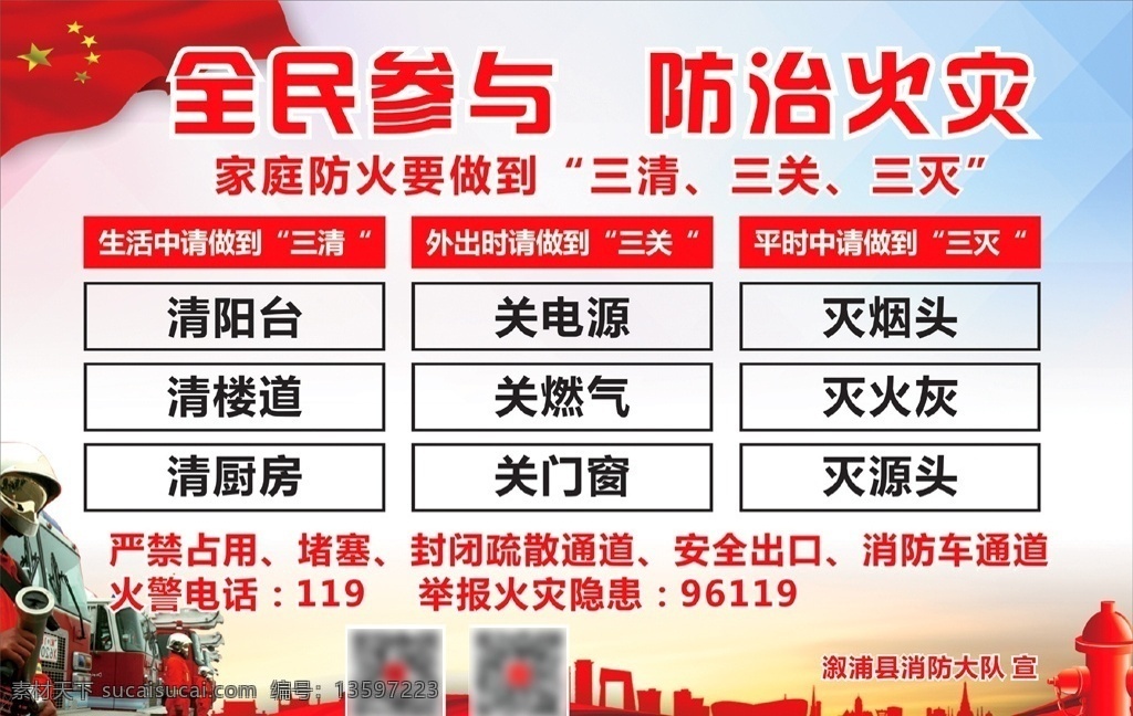 三清三关三灭 三清 三关 三灭 全民参与 防治火灾 家庭防火 消防知识 消防展板 消防海报 消防专栏 消防人物 消防车 消防背景 消防知识背景 防火知识背景 防火知识 党建背景 消防背景设计