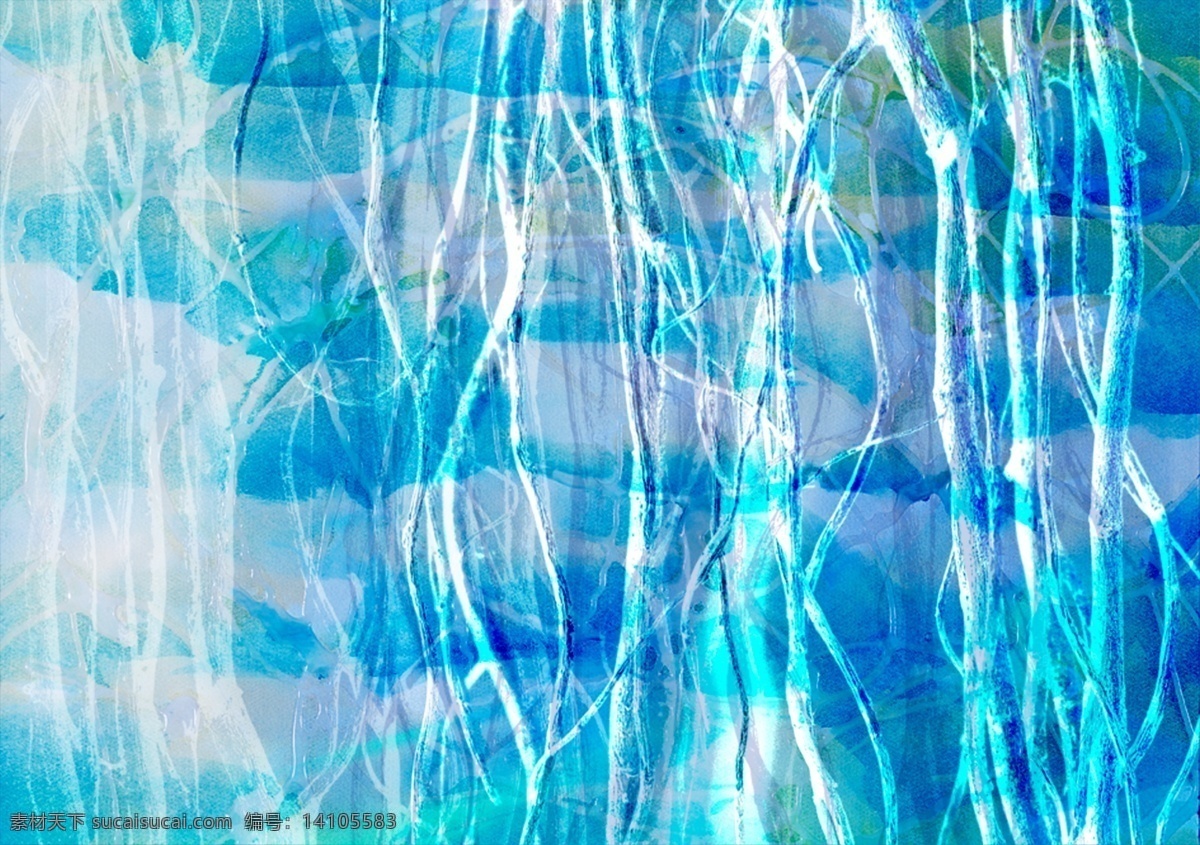 美国 视觉 设计师 作品 源文件 蓝色 树根 分层 光晕效果 广告创意 海底 幻想 回忆 科幻背景 生命印象 植物根部 冰蓝背景 记忆印象