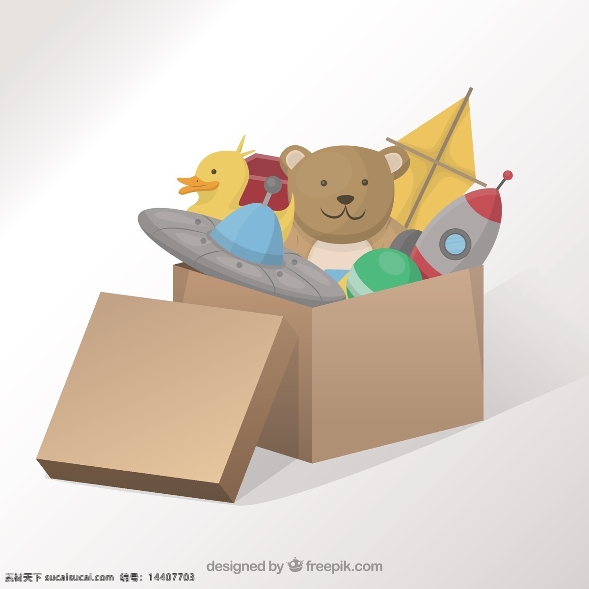 玩具盒 彩盒 火箭 玩具 风筝 泰迪 ovni 图标 高清 源文件