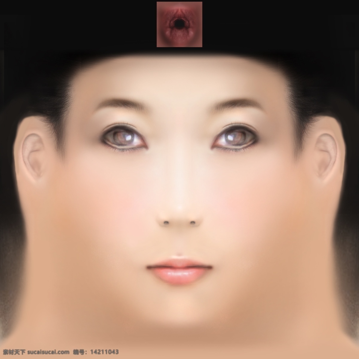 游戏模型 真实 女友 女 彩 头部 真实女友 游戏电影 illusion 3d模型素材 其他3d模型