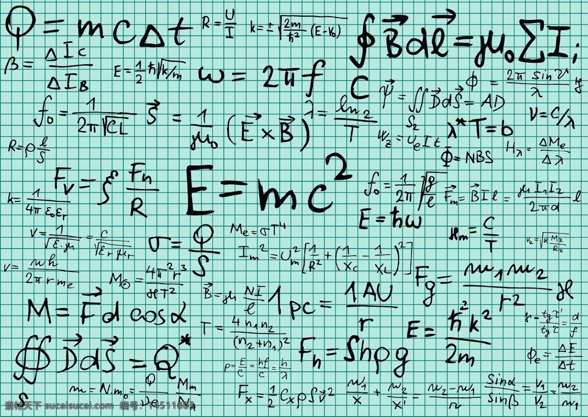 数学符号 简笔画 简笔画素材 数学公式 黑板报素材
