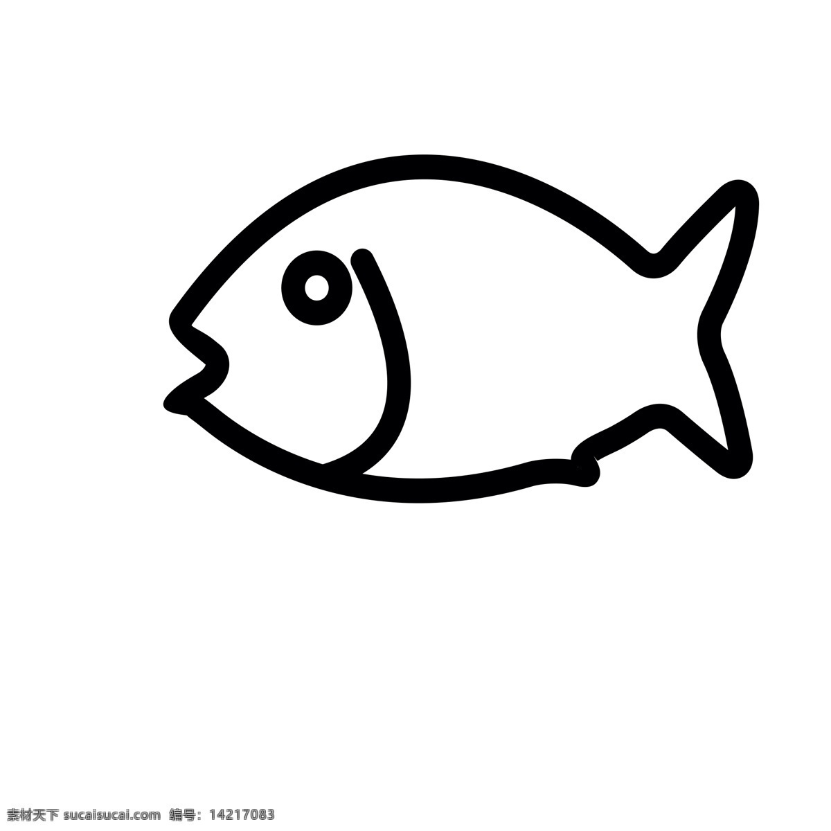 卡通 小鱼 咸鱼 鱼 食物 食材 扁平化ui ui图标 手机图标 游戏ui 界面ui 网页ui h5图标