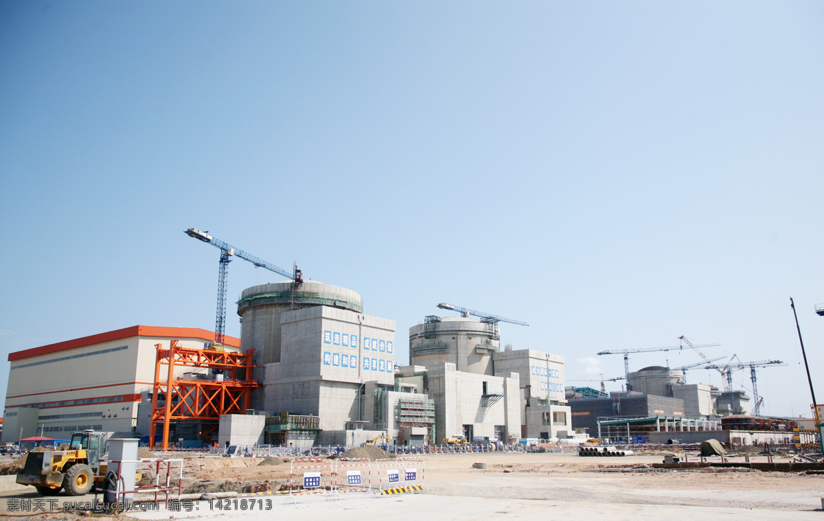 核电 核电全景 工业图片 电站 施工 工程 建筑 工地 核电站 工业生产 现代科技