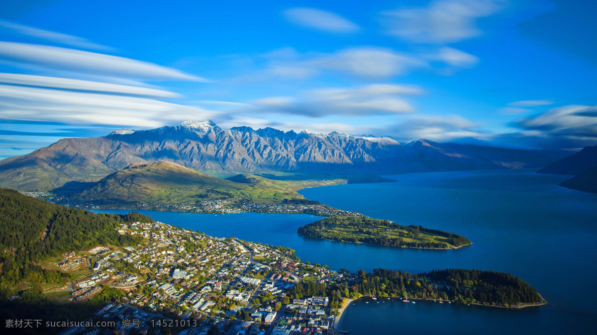 新西兰皇后镇 天空 云彩 旅游 风光 国外旅游 风景 旅游摄影