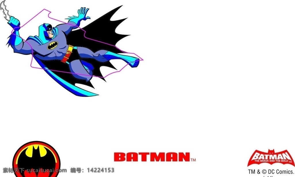 蝙蝠侠 卡通 矢量 商标 其他人物 矢量人物