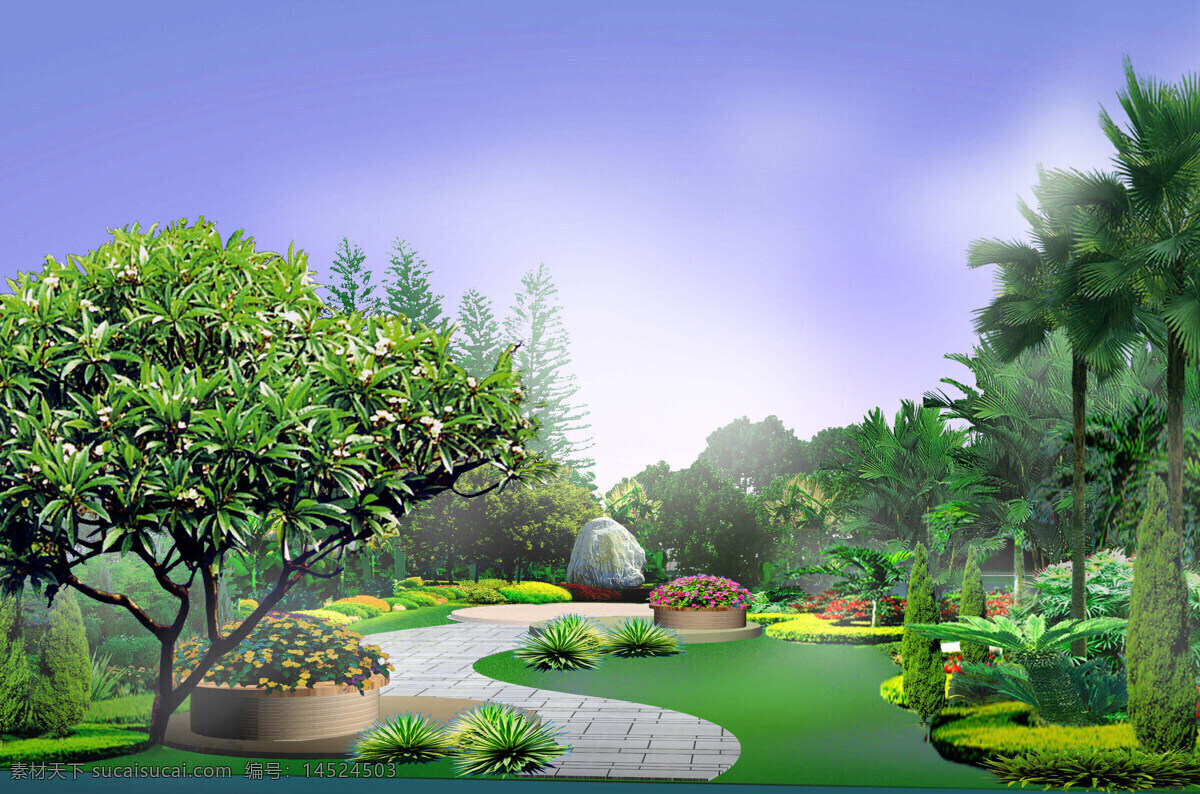 园林景观 植物 公园景观 绿化植物 园艺设计 景观设计 环境家居