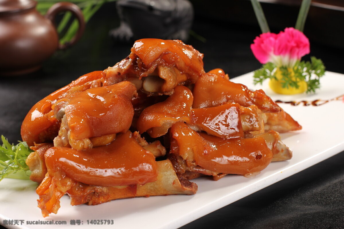 老 信阳 酱香 猪蹄 酱香猪蹄 菜品 肉 餐饮美食 传统美食