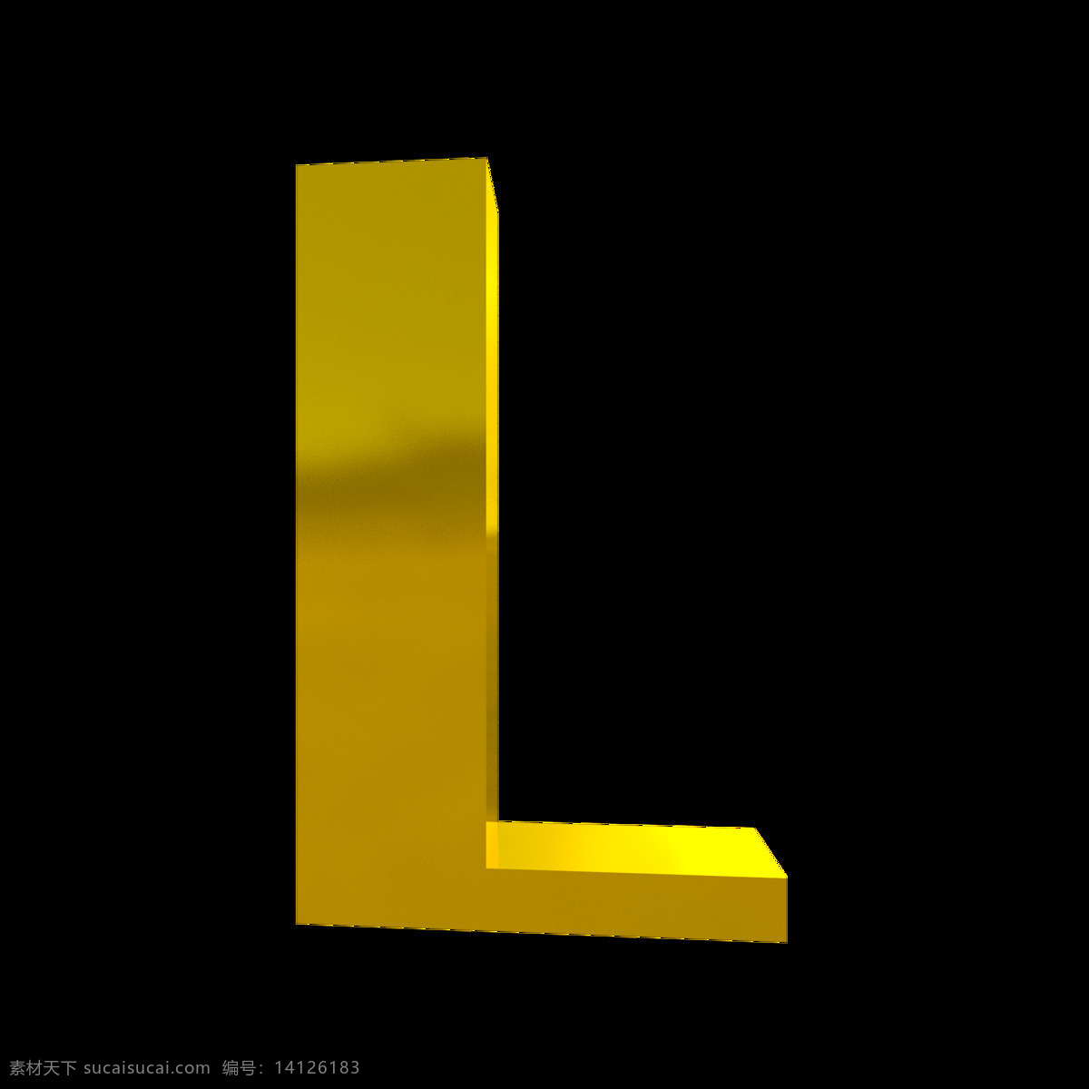 3d 字体 l 3d设计 平面广告设计 字母 3d模型素材 其他3d模型