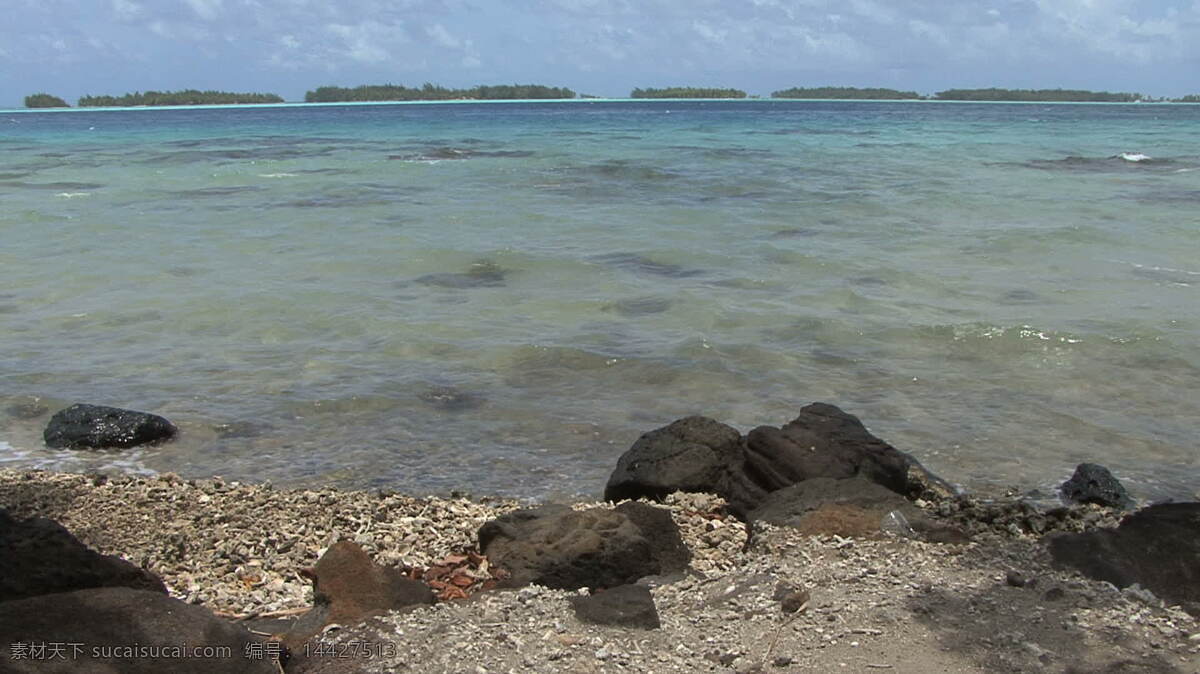 波拉 泻湖 运动 股票 视频 岛屿 海浪 海湾 海洋 太平洋 岩石 波拉波拉岛 法属波利尼西亚 热带海洋 水 平静 平静的 其他视频