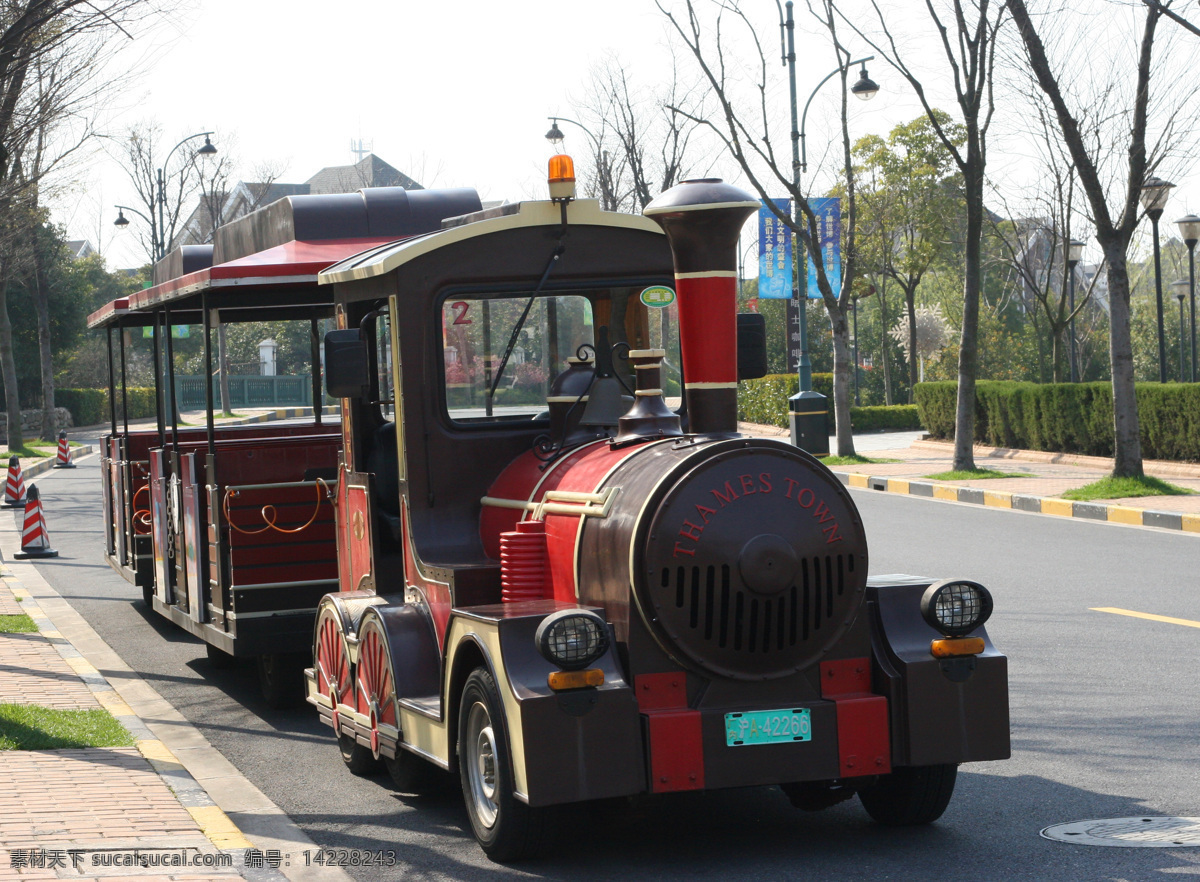 观光车 火车 古老 欧式 观光 旅游 景观 上海 松江 泰晤士小镇 泰晤士 小镇 国内旅游 旅游摄影