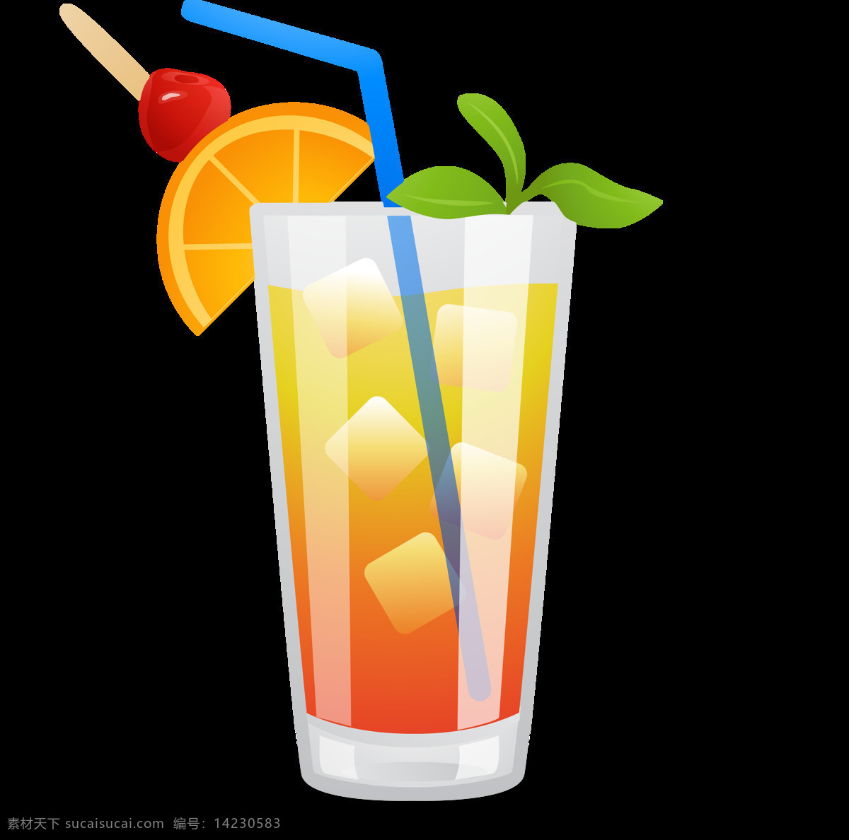 饮品 果汁 冷饮 柠檬汁 可乐 奶茶 奶昔 橙汁 饮料 夏日 免抠 抠图 元素 透明 通道 png免抠图 饮品素材