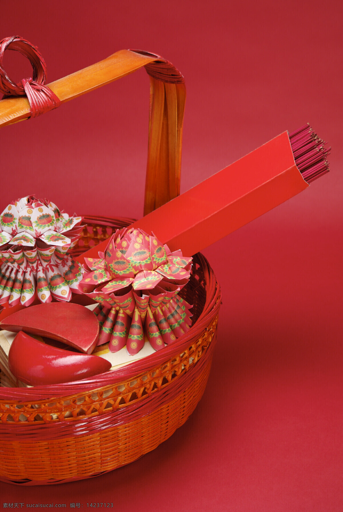祭祀用品 清明节 祭祖 红色 金纸 香 博杯 传同习俗 宗教信仰 文化艺术