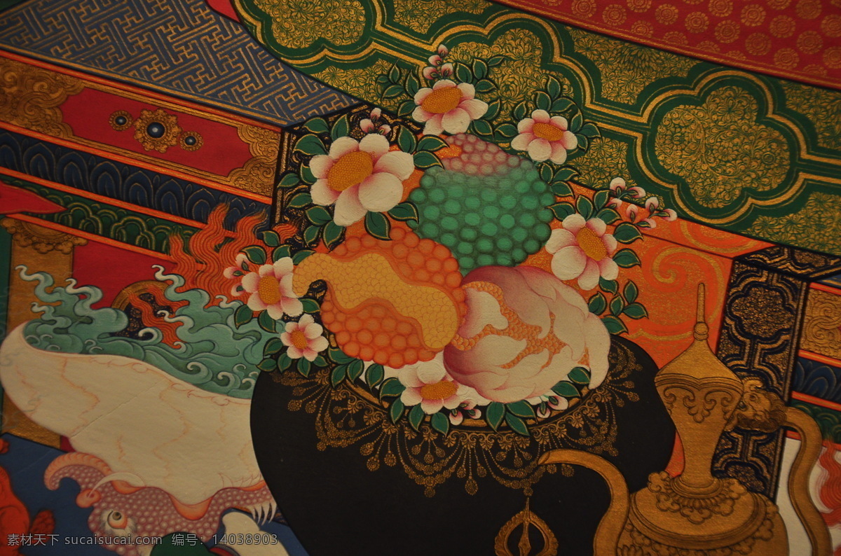 唐卡 传统 中国元素 传统文化 艺术 文化艺术