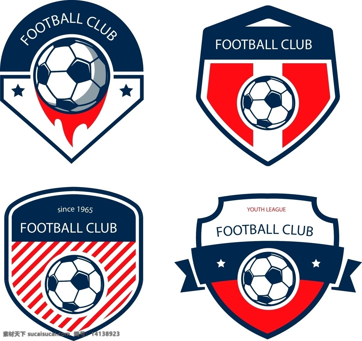 足球队徽章 运动 足球徽章 团队徽集 足球赛 足球队 球队标志 球队logo 标志设计 足球 徽章 标志图标 其他图标