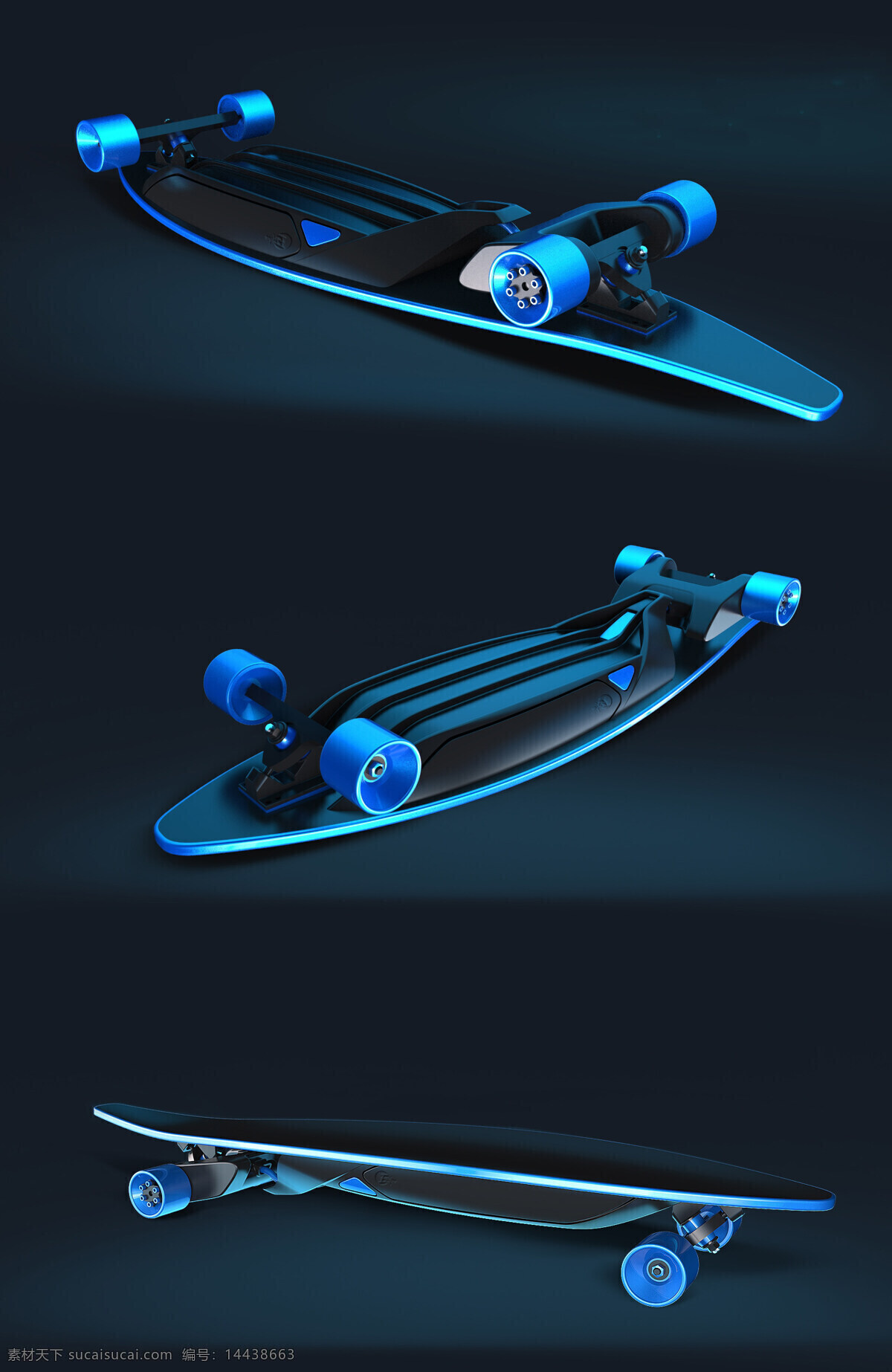 个性 创意 电动 滑板 产品 极光蓝 极限 运动产品 运动户外