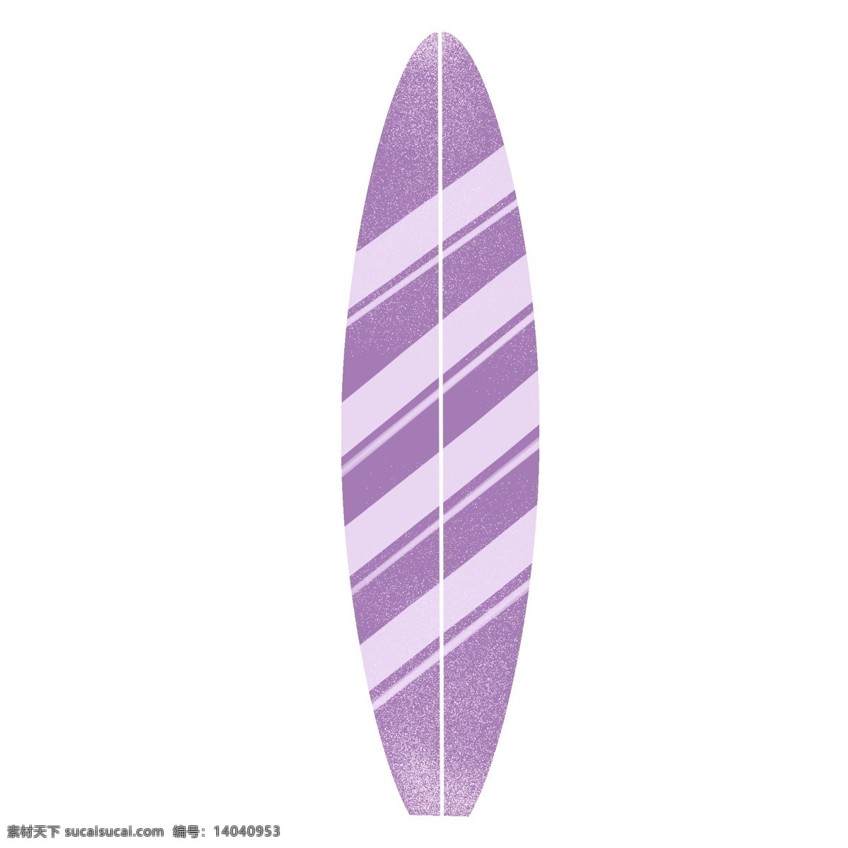 冲浪板夏天 条纹 紫色 插画