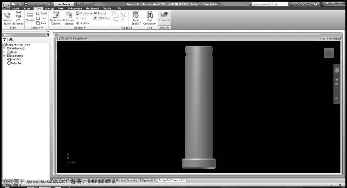 斯特灵 发动机 动力 活塞销 机械设计 3d模型素材 电器模型